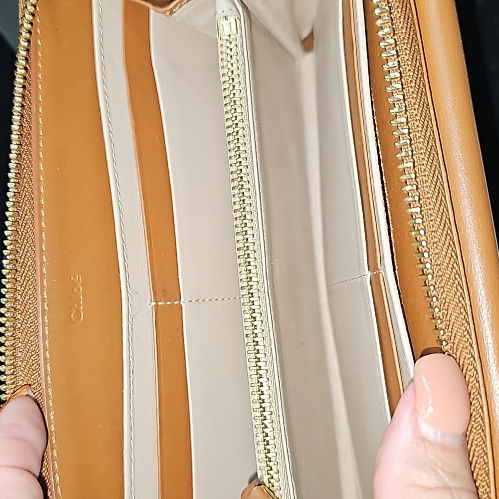 Chloé  Brown fold wallet - Picture 4 of 6